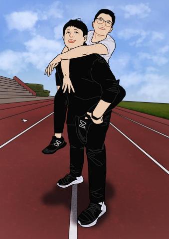 空想 - 真人插畫