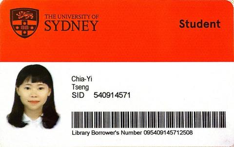 Lemon English🍋✨ - The University of Sydney student ID card