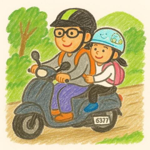 KoHi個人工作室 - 和女兒一起騎車趴趴走~