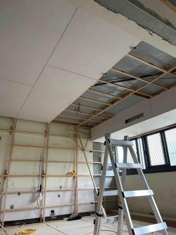 邱小姐 - 木作牆面、天花板、冷氣罩、包樑