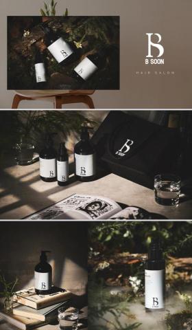Tiffany Shen - B.Simple髮廊自有美髮品牌BSOON 
CIS設計 / 包裝設計