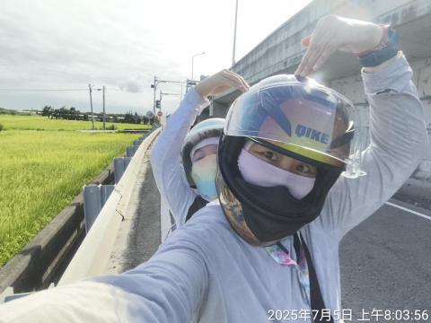 KoHi個人工作室 - 和女兒騎車回嘉~