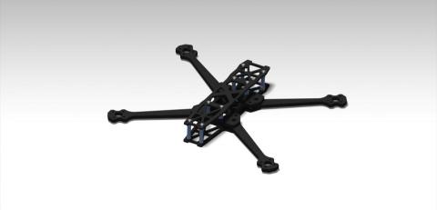 野創金設計工作室 - FPV收折臂無人機