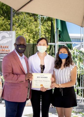 羅媛元 - 最佳設計師獎 - Ohlone 學生會 ASOC