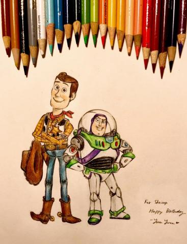 羅媛元 - 色鉛筆手繪作品