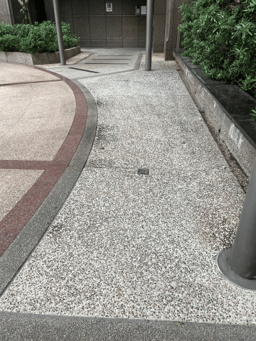 松榮工程 - 中庭抿石子