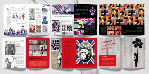宏鑽設計有限公司 - 設計雜誌之藝術家介紹篇，編排設計