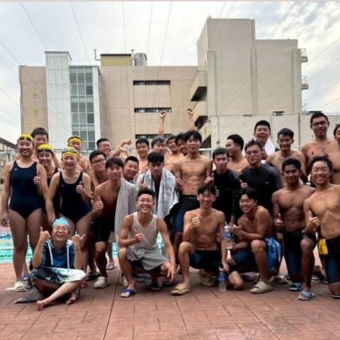 提供水上服務的專家大象游泳教室