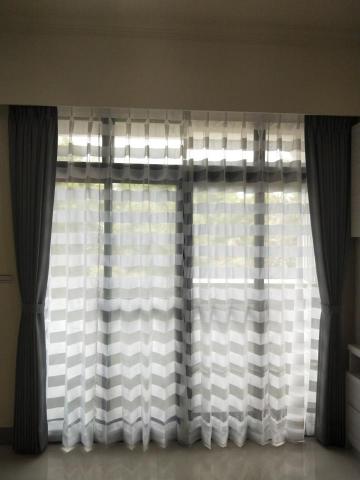 林聖旂 - 窗簾布加上窗紗