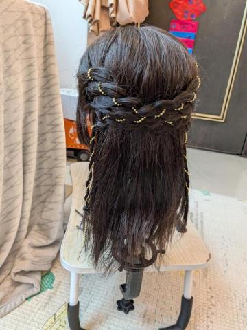 雯雯彩粧師 - 雙邊4股辮髮