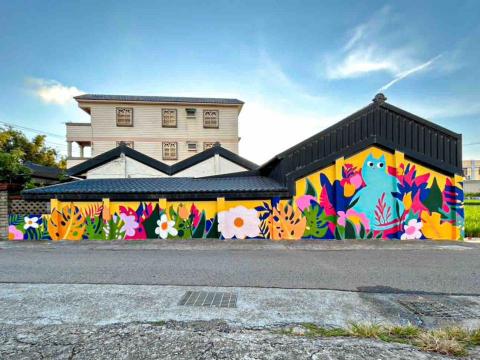 改改屋 油漆彩繪 - 台中清水戶外牆彩繪