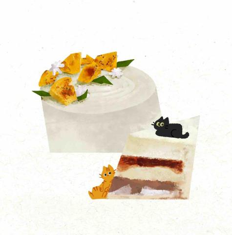 喻晴 - 蛋糕插畫