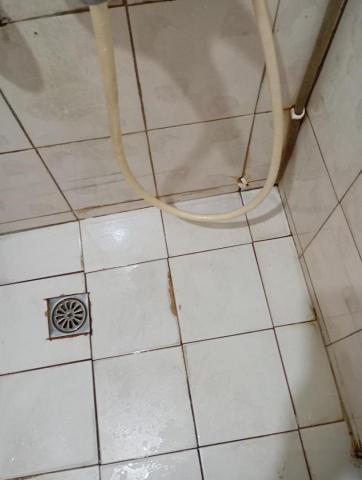 大胖~居家清潔 - 浴室地板打掃後