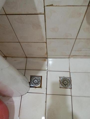 大胖~居家清潔 - 浴室地板打掃後