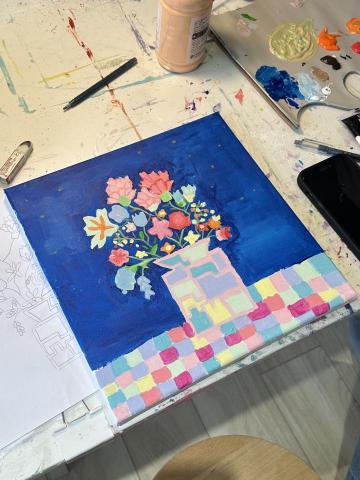 琪恩 - 壓克力創作（學生作品）