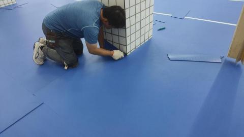 隆家班 - PVC地板施作