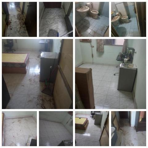 蘋果 - 退租清潔前，後