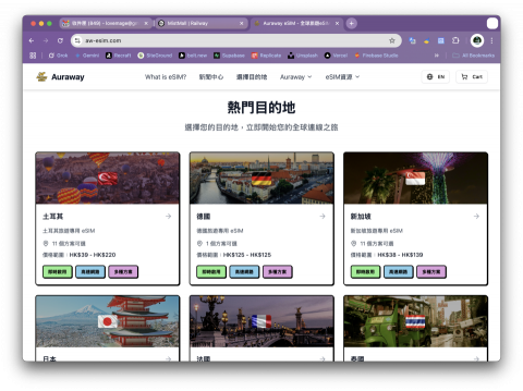 海水工作室 - 專業esim銷售網站，含近90000筆數據資料，含設計及金流串接，api整合，我們報價57500