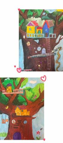 羅上安-美術教學 - 蠟筆畫