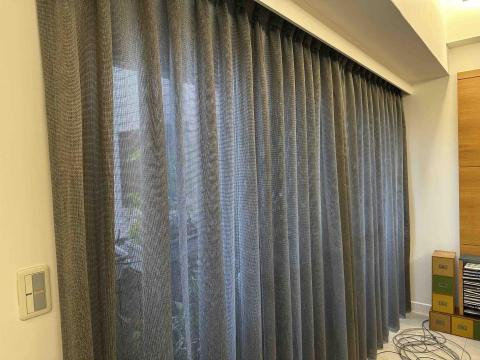 多格窗簾 - 黑色紗簾 多格窗簾 - 黑色紗簾