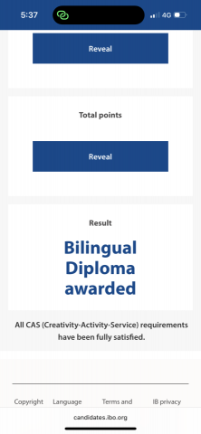 Cynthia Chin 金呈霓 - IBDP Bilingual Diploma awarded
國際文憑證書