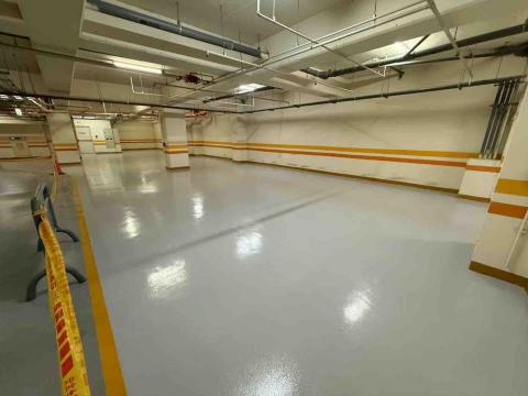 晉躍有限公司 - 停車場Epoxy施工後