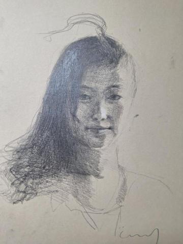 黃歆蓓 - 鉛筆速寫