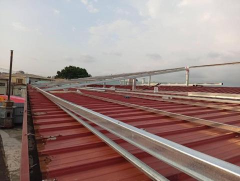 恩陞工程行  統編：95265022 - 114/07/17 烏日屋頂加蓋骨架製作