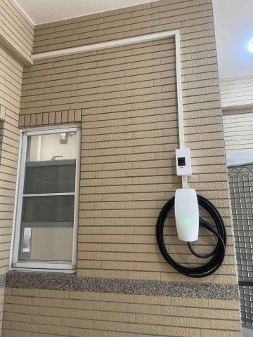 摯誠工程 - 從屋內鑽孔出線至充電樁