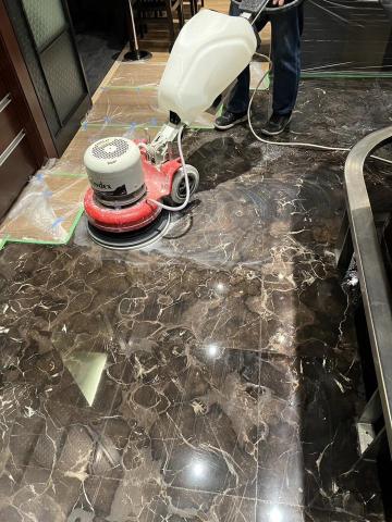 仙后座有限公司/潔淨學 - 大理石地板研磨拋光