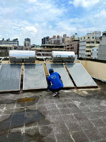 大垣陽 - 北屯集熱器漏水，因用戶人口減少，更改管路。