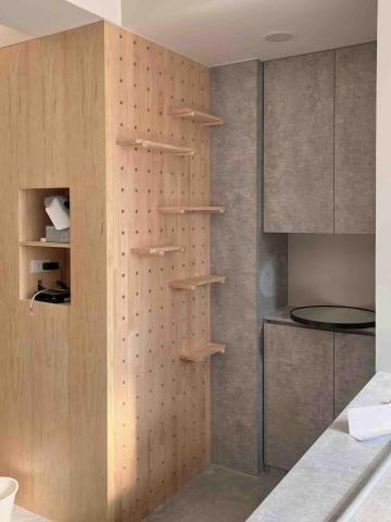 安星室內工程整合 - 現代蜂巢洞洞板 實體照