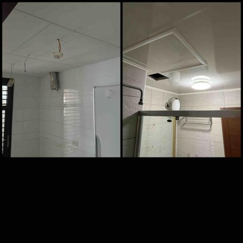 築家室內裝潢工程 - 西屯- 勇建光翼社區施工廚房-廁所天花板 築家室內裝潢工程 - 西屯- 勇建光翼社區施工廚房-廁所天花板