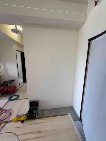 大洲室內裝潢 - 大門後方空間製作鞋櫃