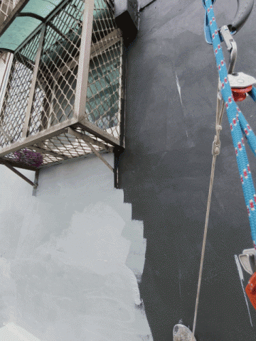 蕭景舟 - 外牆防水，在彈性水泥漆上加一層面漆