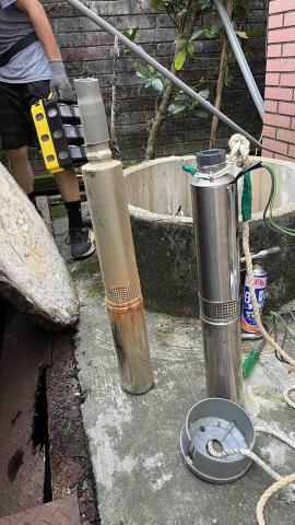 佳昆水電 - 更換40米深水馬達