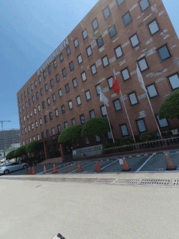 蕭景舟 - 桃園長榮大樓外牆拉皮 （全景）

