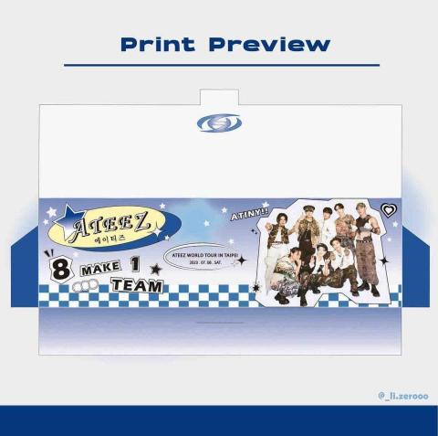 許湘翎 - 演唱會票卡夾設計