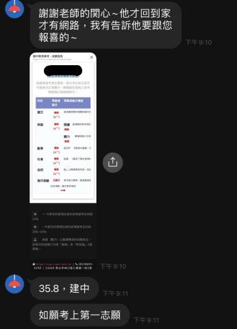陳億聖 - 會考數理A++
錄取建中！