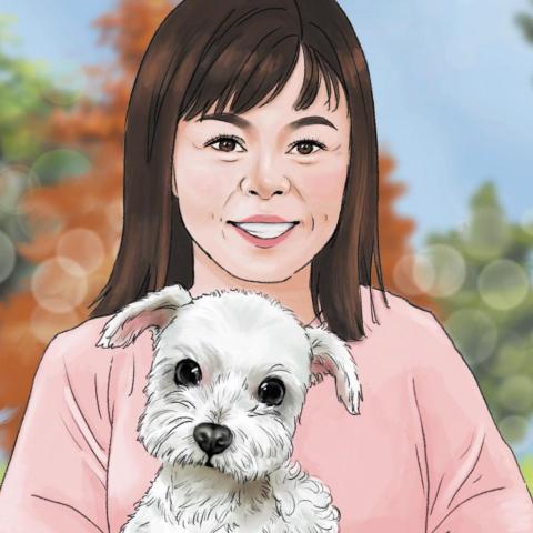 燦夜繪畫室 - 寫實風似顏繪-淡彩