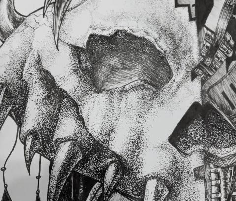 資深美術家教/繪師 佩均 - 代針插畫 細節