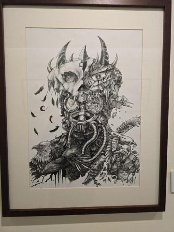 資深美術家教/繪師 佩均 - 代針插畫設計 渡鴉使者