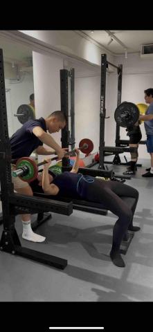 小庵 - 課程實照（槓鈴臥推）