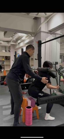 小庵 - 課程實照（安全槓深蹲）