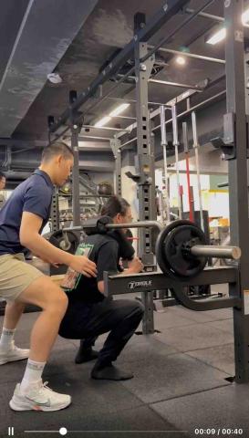 小庵 - 課程實照（安全槓深蹲）