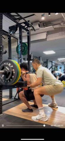 小庵 - 課程實照（低背槓深蹲）