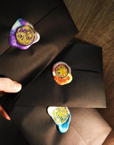 資深美術家教/繪師 佩均 - 手工火漆信封 質感max