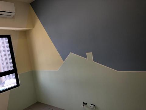 張先生 - 幾何圖形牆面