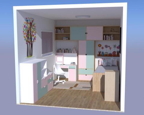 Mamore - 女孩房-渲染