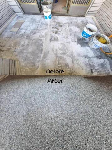 林政翰（宇宏工程） - 地磚空心 改 全地 抿石子